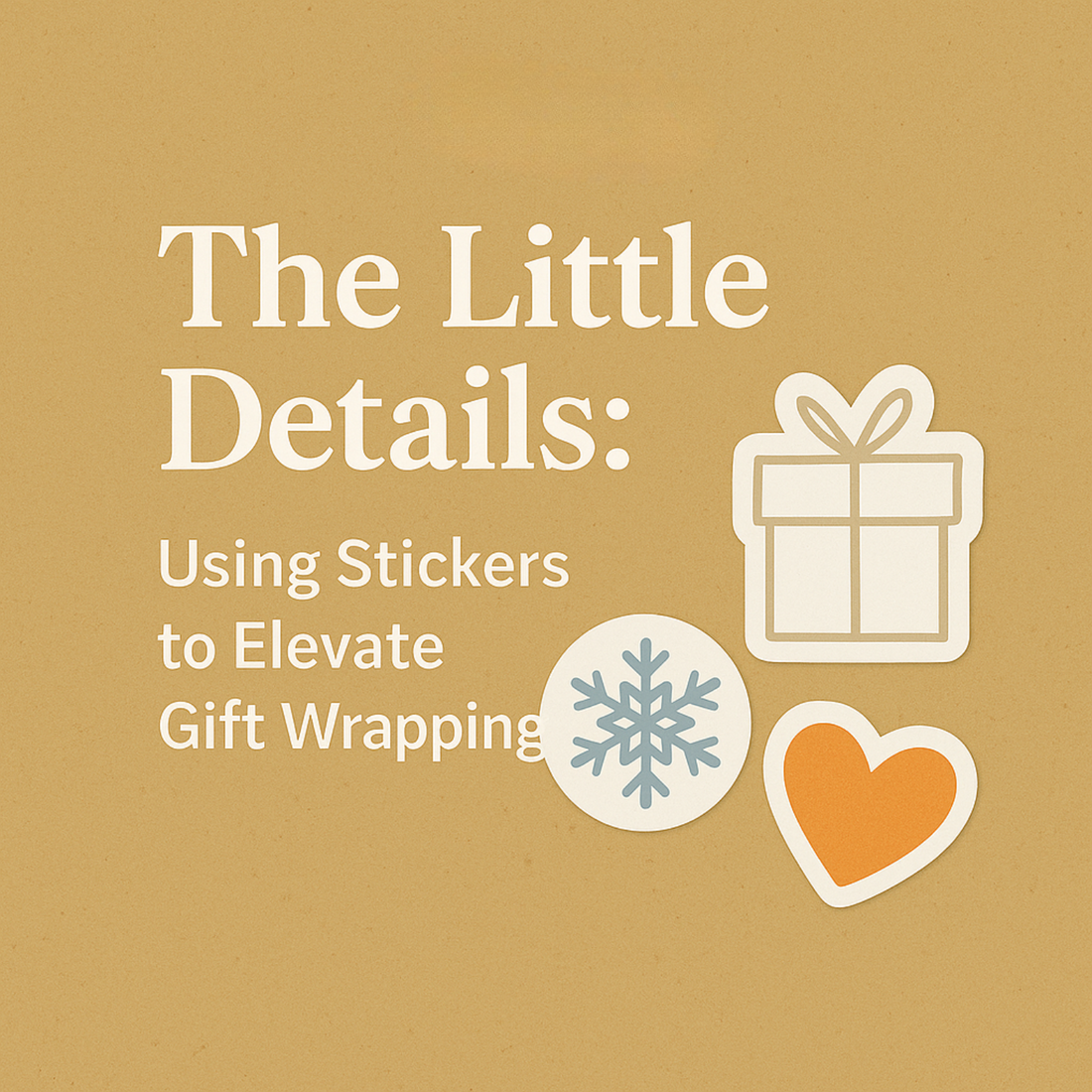 Gift Wrapping with Stickers | Creative Packaging Ideas – Sticker Whisper