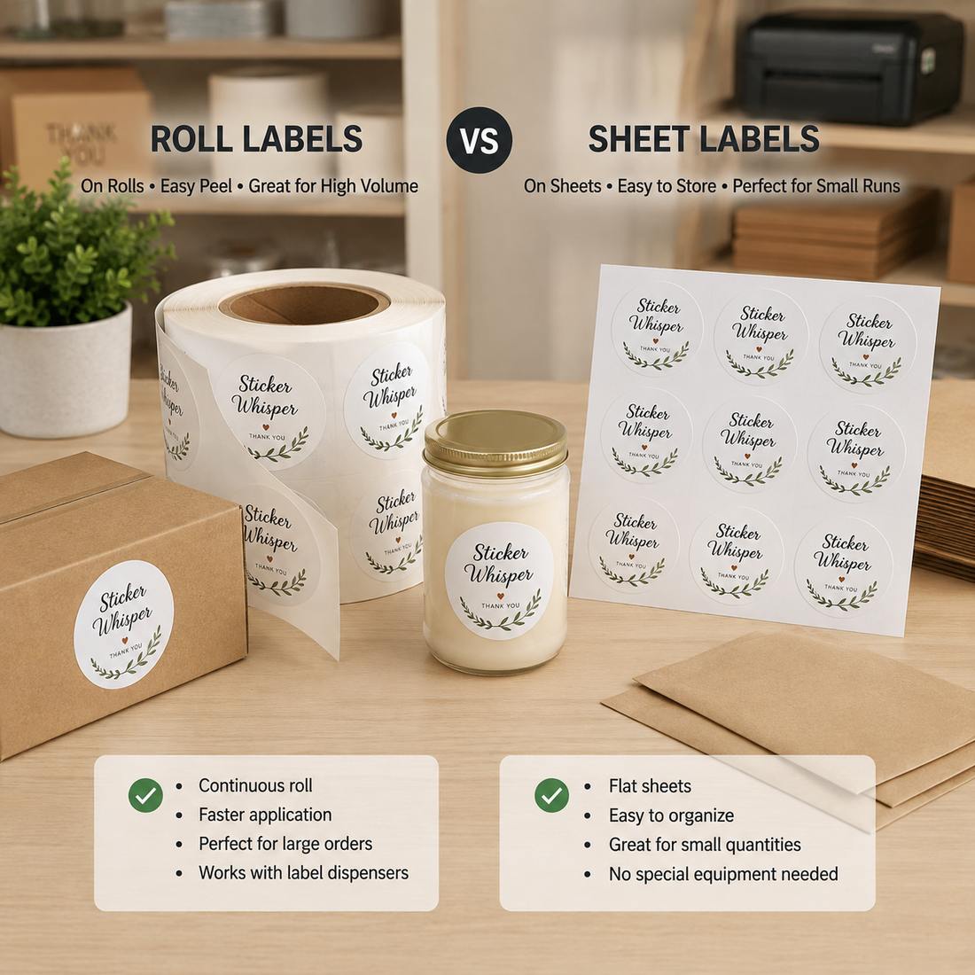 Roll Labels vs Sheet Labels: Which One Should You Choose?