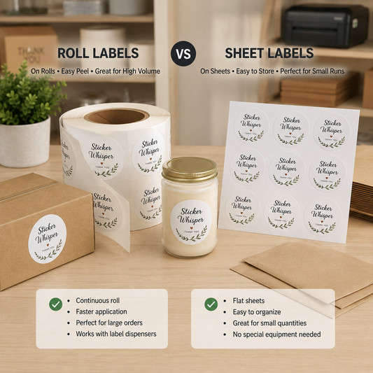 Roll Labels vs Sheet Labels: Which One Should You Choose?