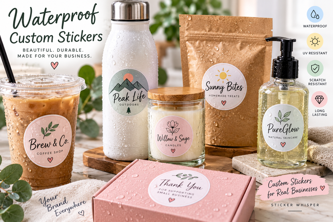 How We Print Premium Custom Stickers: From Your Artwork to Finished Packaging