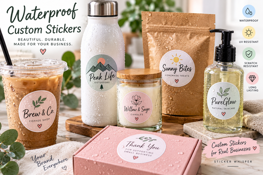 How We Print Premium Custom Stickers: From Your Artwork to Finished Packaging