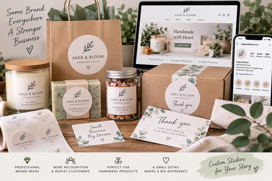 Why Every Handmade Business Needs Logo Stickers