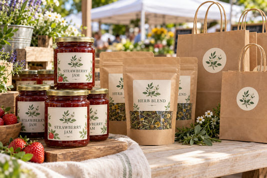 Custom Stickers for Farmers Markets: Packaging That Sells