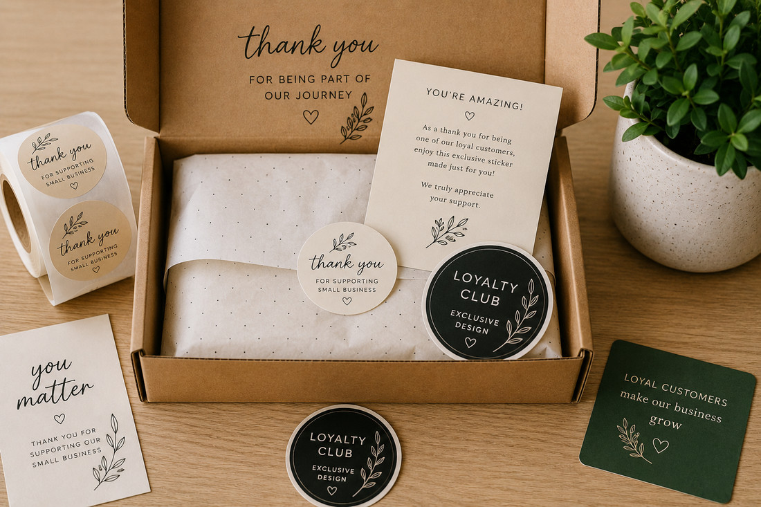 How Small Businesses Use Custom Stickers to Increase Repeat Customers