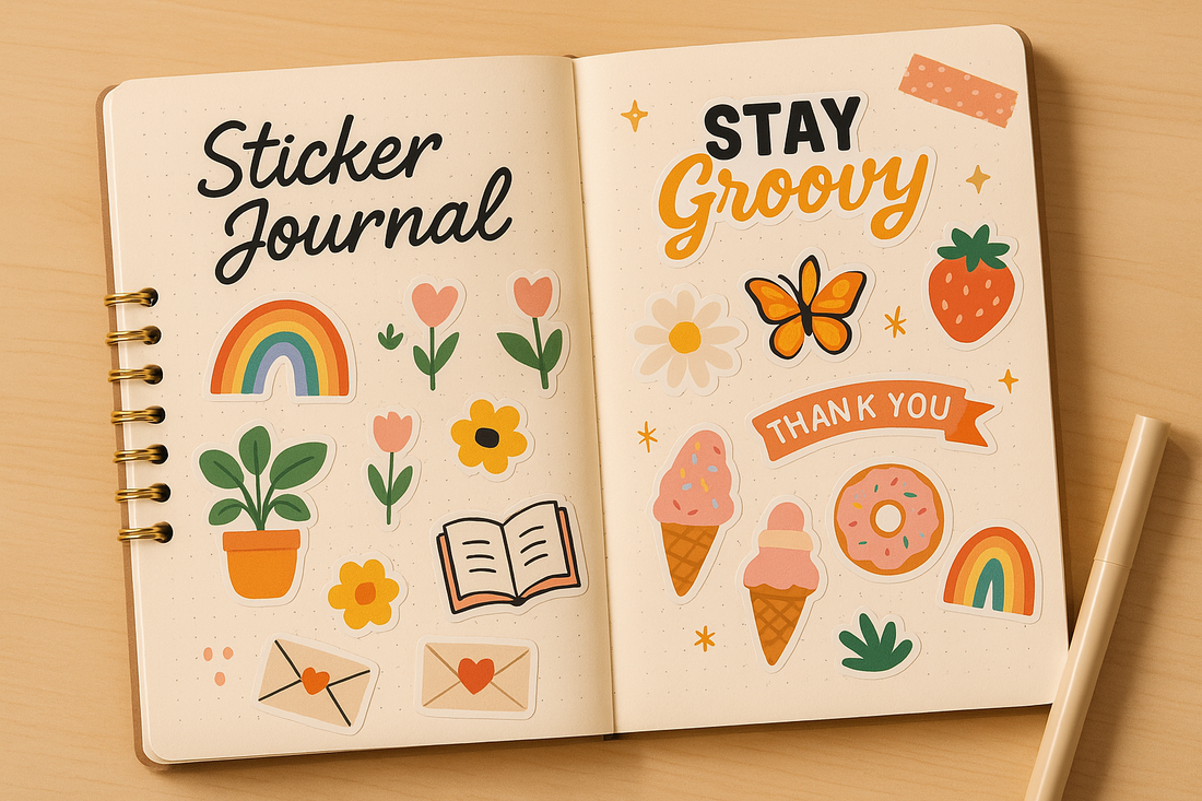 A Beginner’s Guide to Sticker Journaling (Simple Ideas to Start Today)