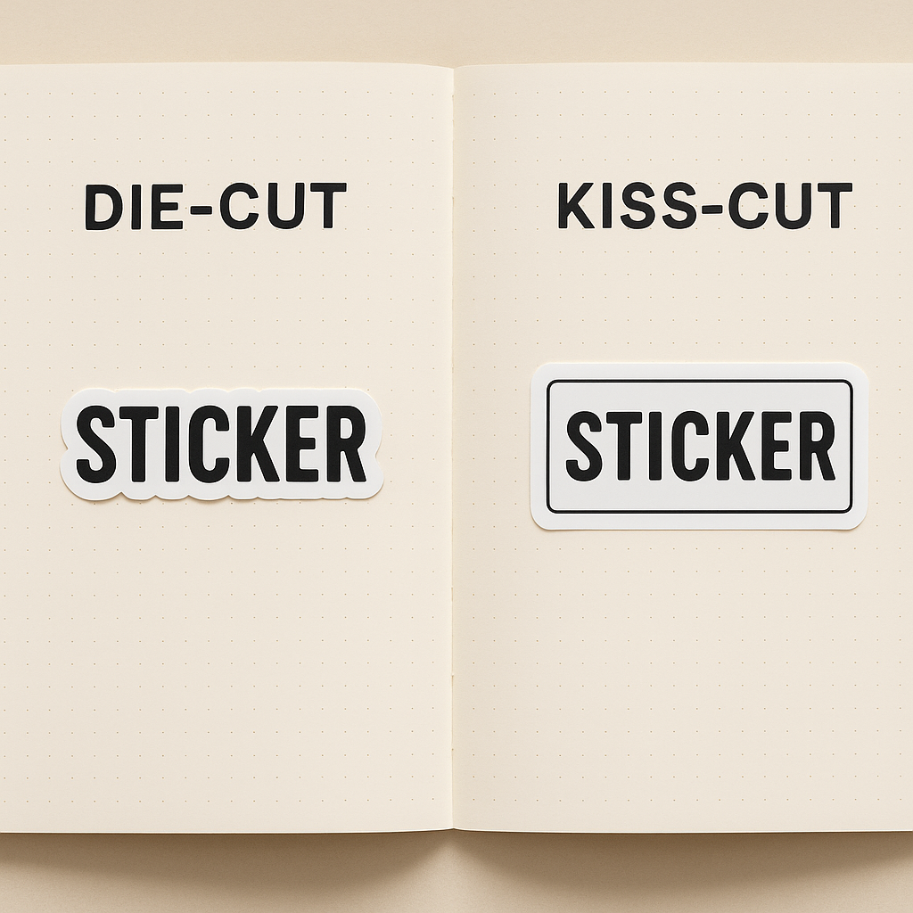 Die-Cut vs Kiss-Cut Stickers: Which Is Better For Your Business?