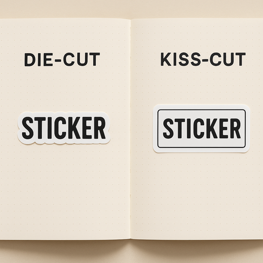 Die-Cut vs Kiss-Cut Stickers: Which Is Better For Your Business?