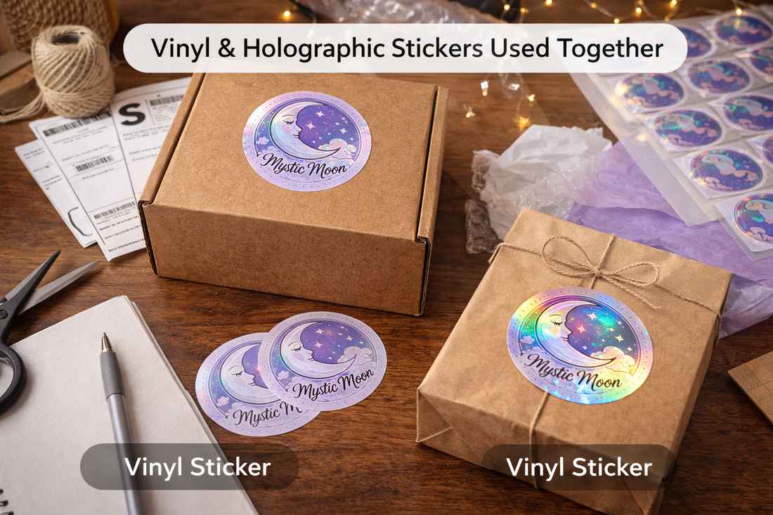 Holographic Stickers vs Vinyl Stickers: Which Is Better for Packaging?
