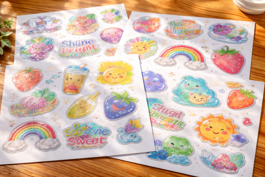 Are Glitter Stickers Waterproof? A Real Test for Small Businesses