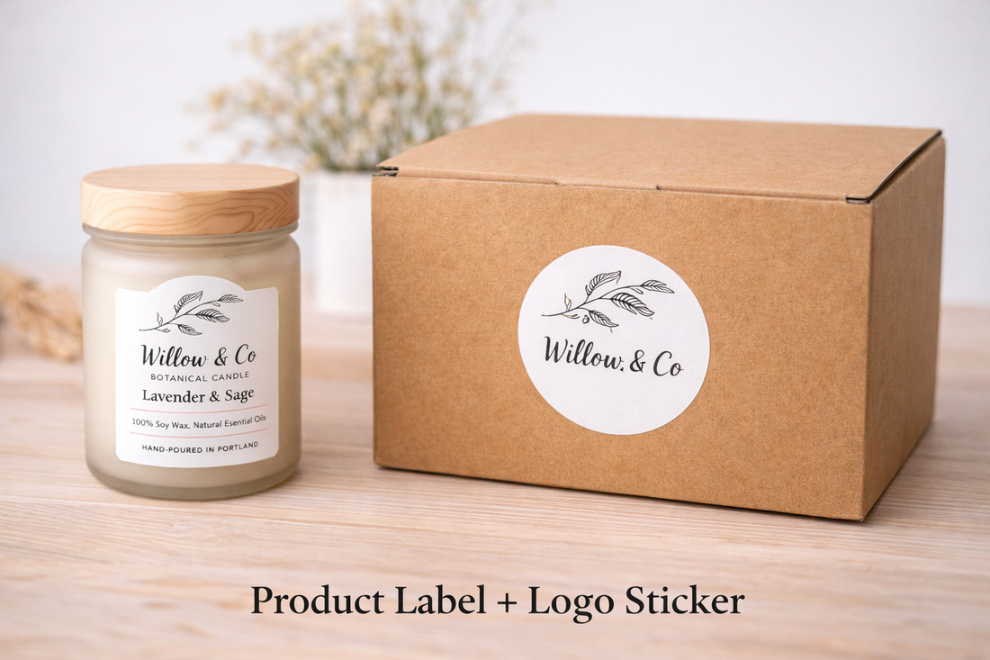 Logo Stickers vs Packaging Labels: What Small Brands Should Really Use