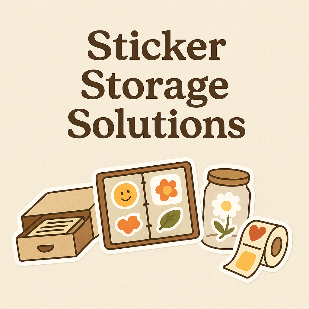 Sticker Storage Solutions: Keeping Your Collection Organized and Inspiring