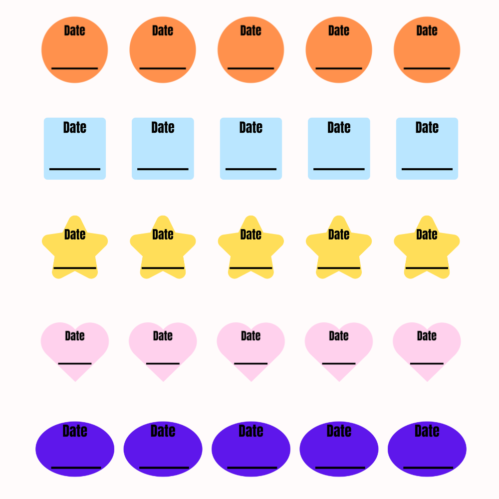 Custom Date Labels – Sticker Whisper