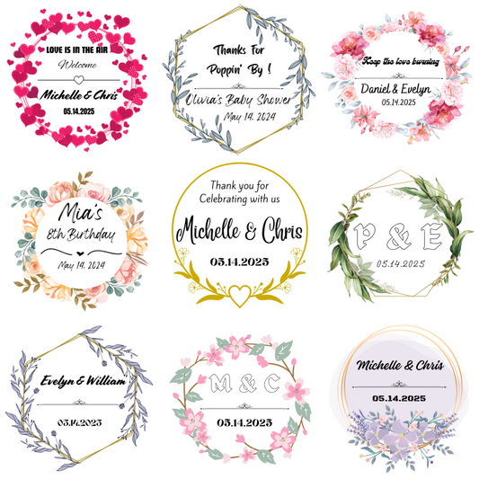 Custom Wedding Labels