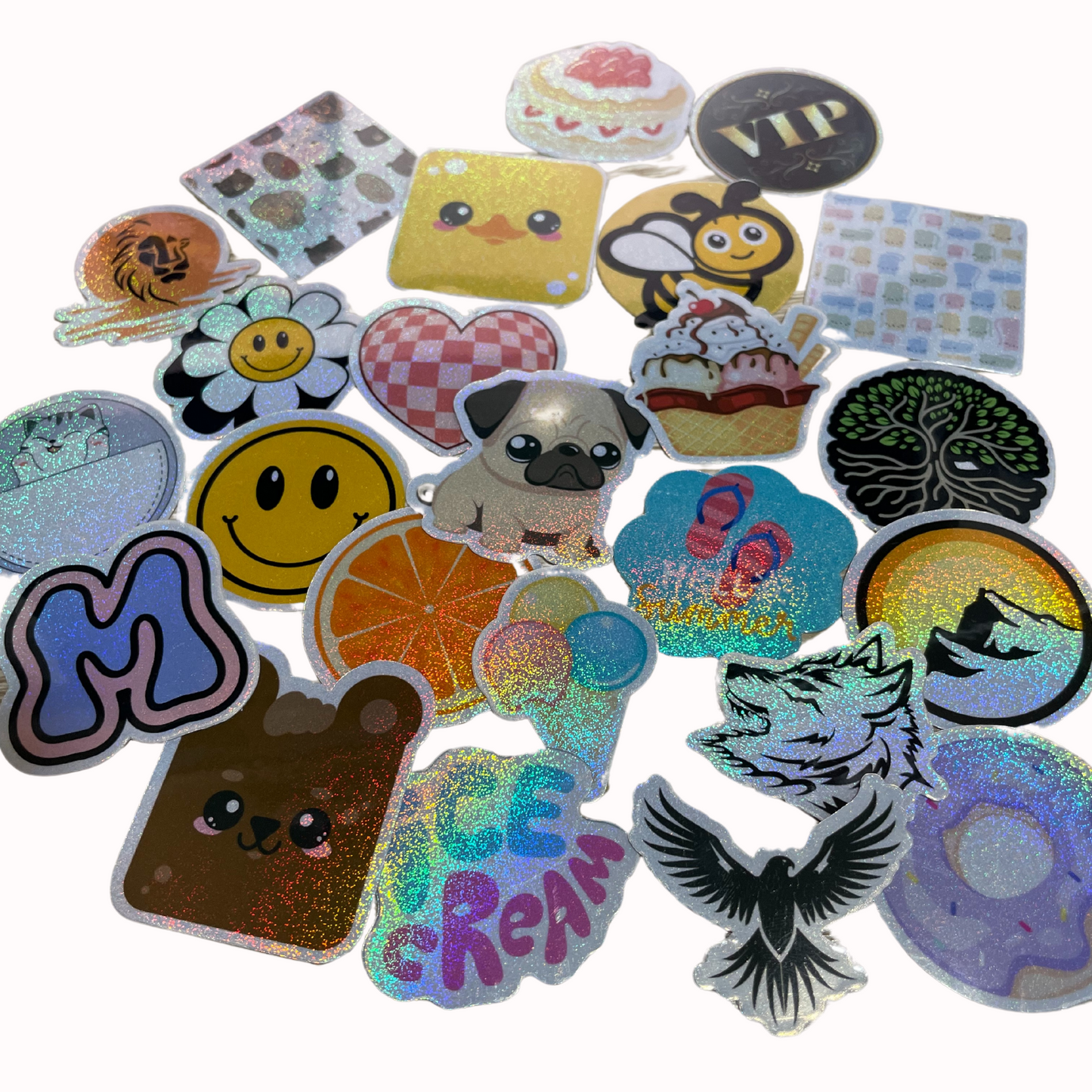 Custom Glitter Stickers