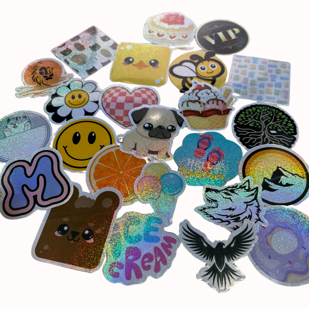 Custom Glitter Stickers – Sticker Whisper